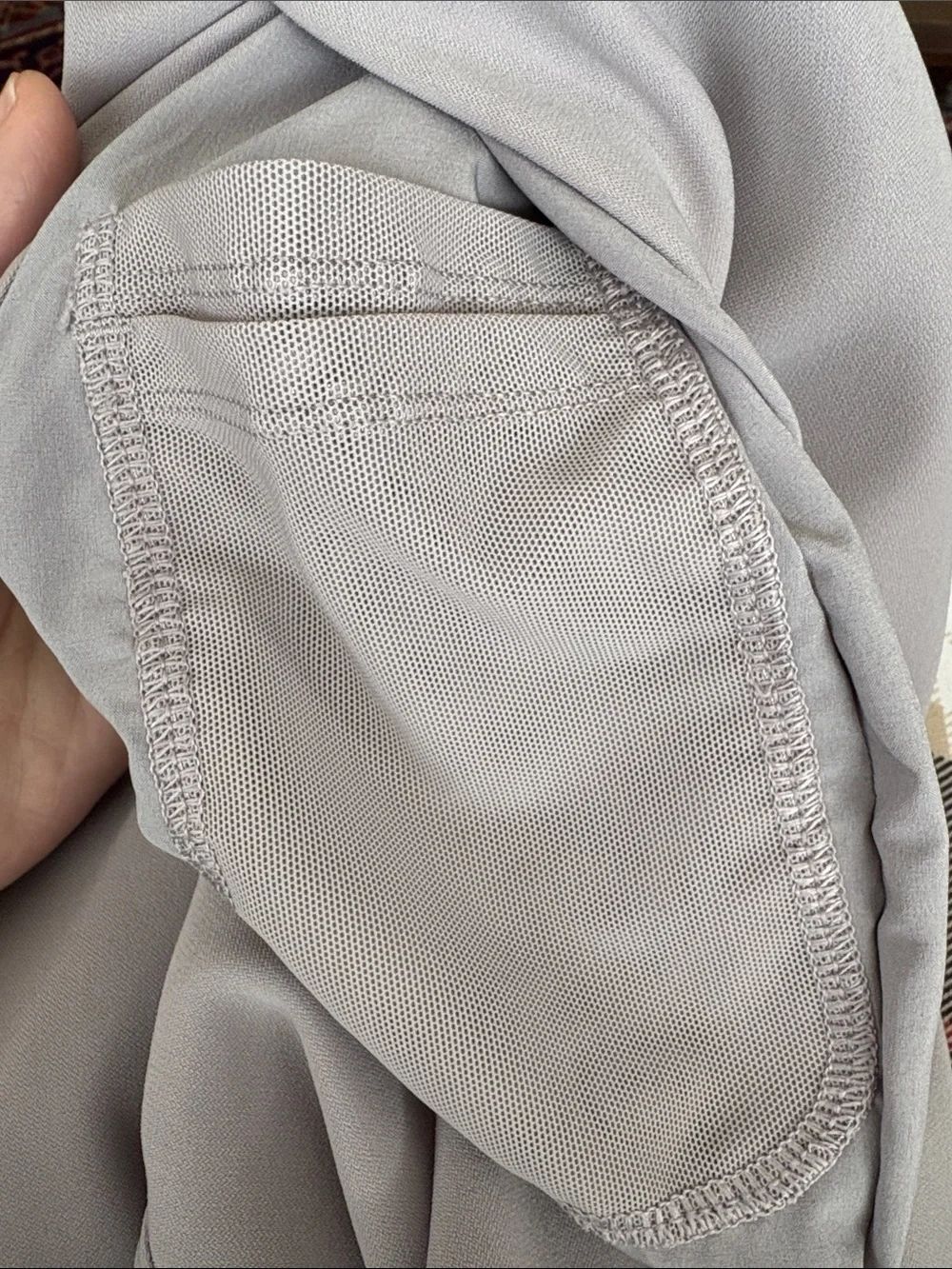 Lululemon On The Fly Woven Pant Rhino Grey Crepe Drawstring High Rise - Picture 9 of 13
